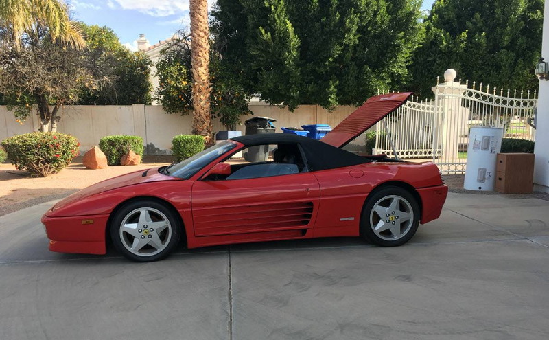 Illustration for article titled For $49,900, Could This 1995 Ferrari 348 GTS Get Your Horses Prancing?